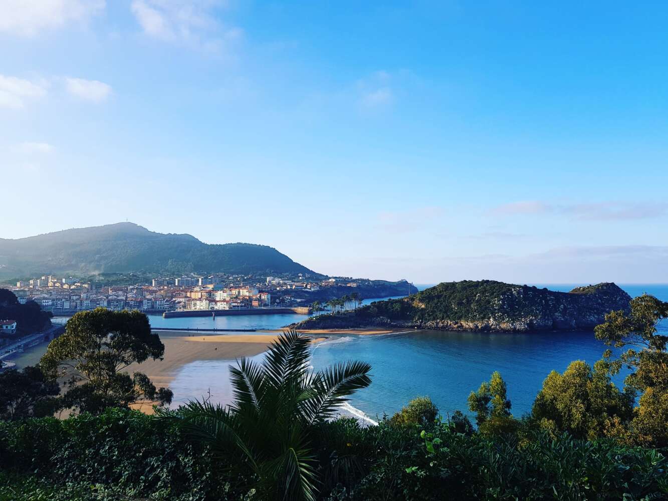Landscape views of Lekeitio, a coastal town in the Basque Country, Spain